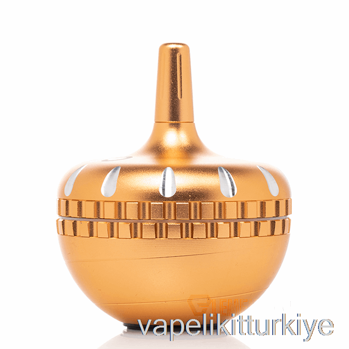 Vape Likit Cheech Cam 4 Parçalı Döndürücü öğütücü Altın